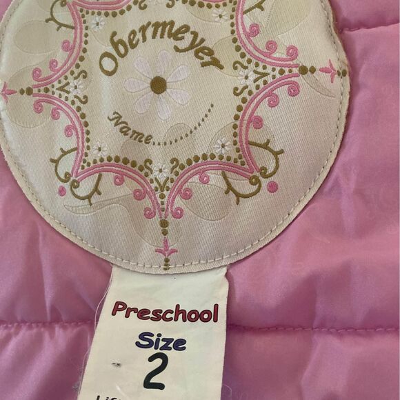 Obermeyer Kids Ski Snow Jacket Detachable Hood Embroidered Pink Size 2T - Picture 10 of 10